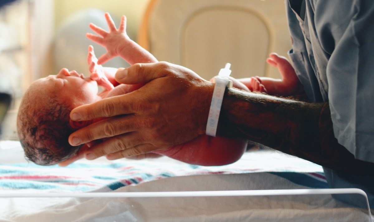 Premature baby in NICU