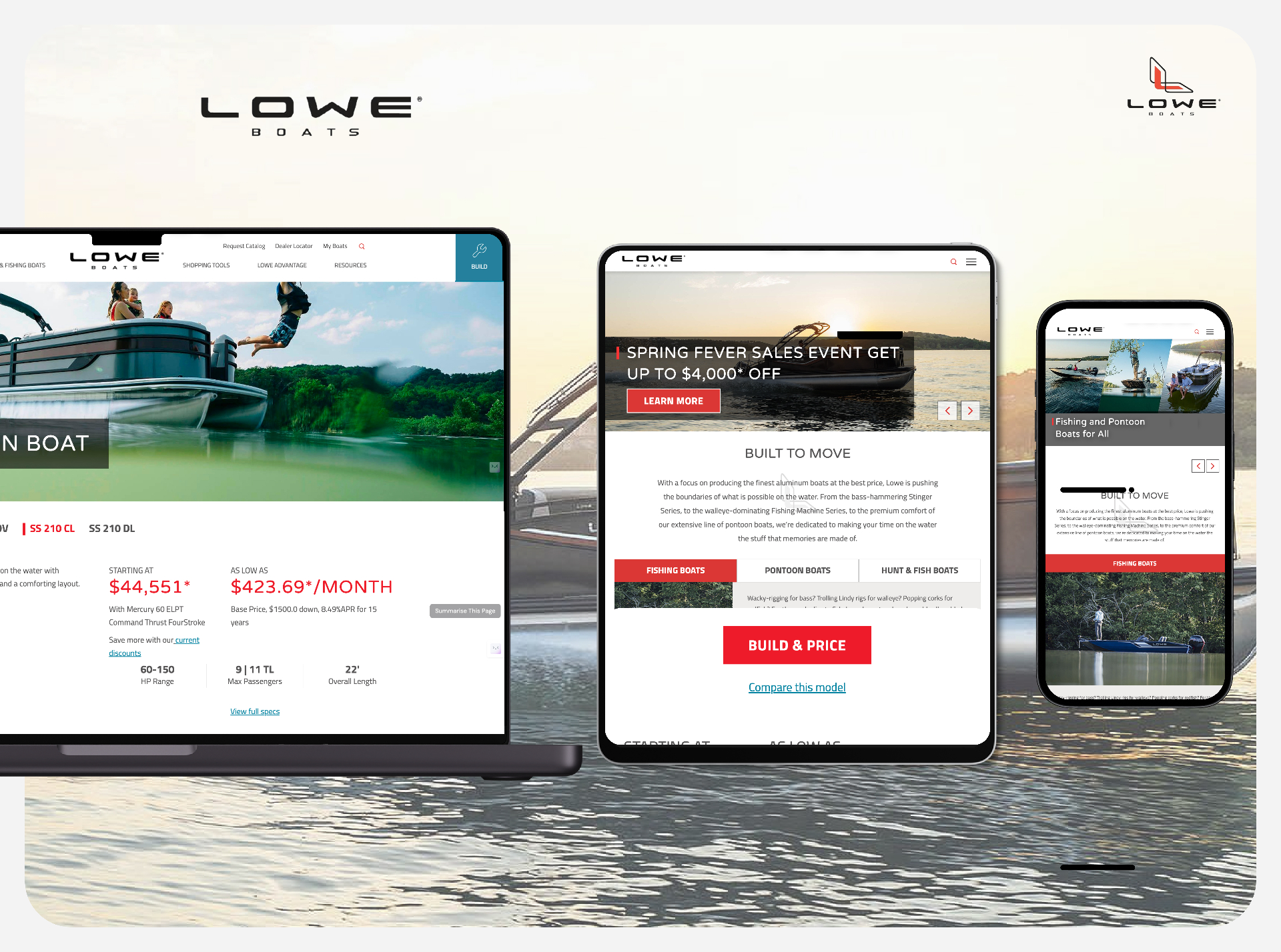 Responsive Experience — final design