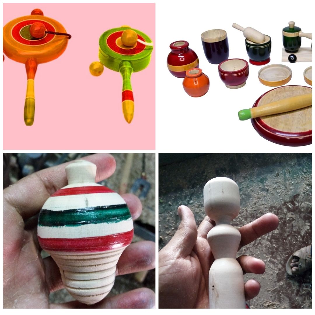 Traditional wooden toys