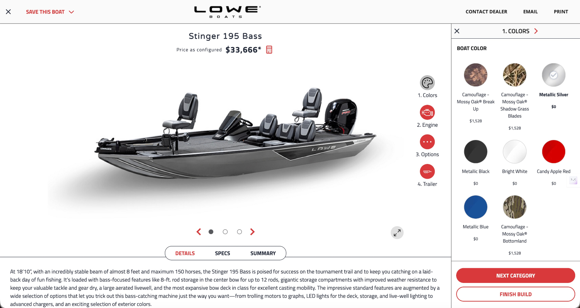 Simplified Boat Builder — final design